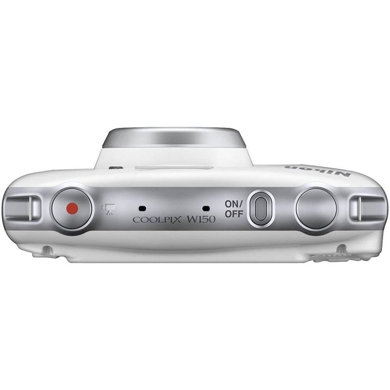 Câmera Nikon À Prova D'água Wifi Coolpix W150 Branca - Câmera Semi